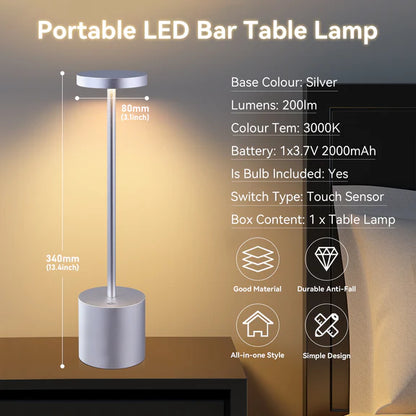 Portable LED Bar Table Lamp