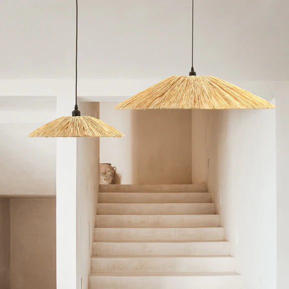 Lucia Raffia Pendant Light