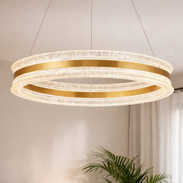 Apex Inbuilt LED CCT Halo Pendant Light