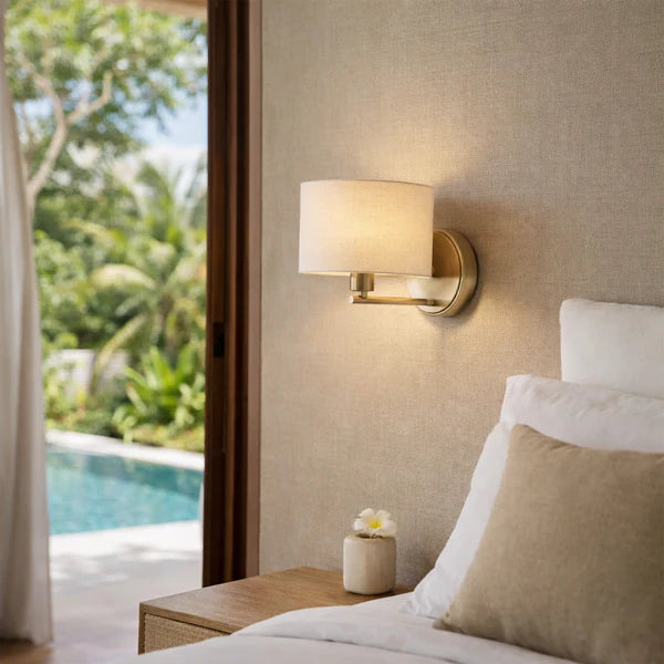 Clarissa Rechargeable Built-in LED CCT Dimmable Wall Sconce