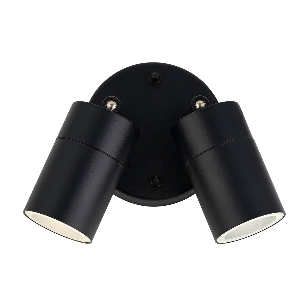 Zyven 2 Light Adjustable Outdoor Wall Spotlight