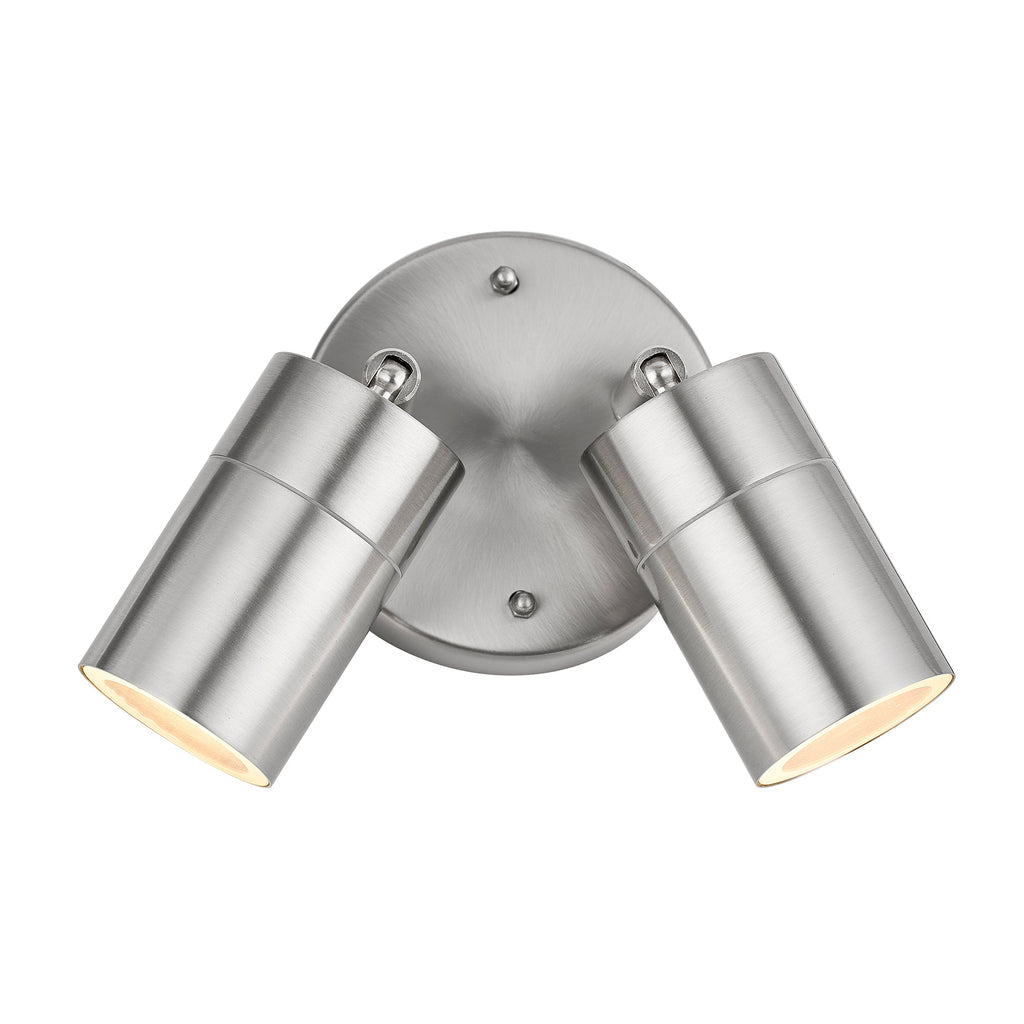 Zyven 2 Light Adjustable Outdoor Wall Spotlight
