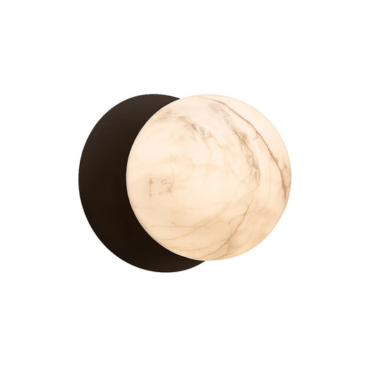 Odessa Marble Opal Glass LED Wall Light - 10cm