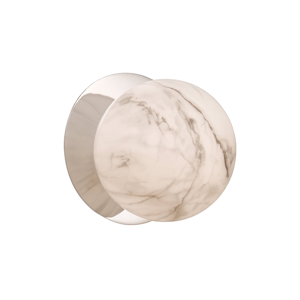 Odessa Marble Opal Glass LED Wall Light - 10cm