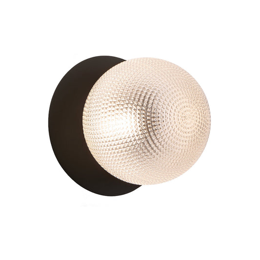 Odessa Diamond Cut Glass LED Wall Light - 15cm