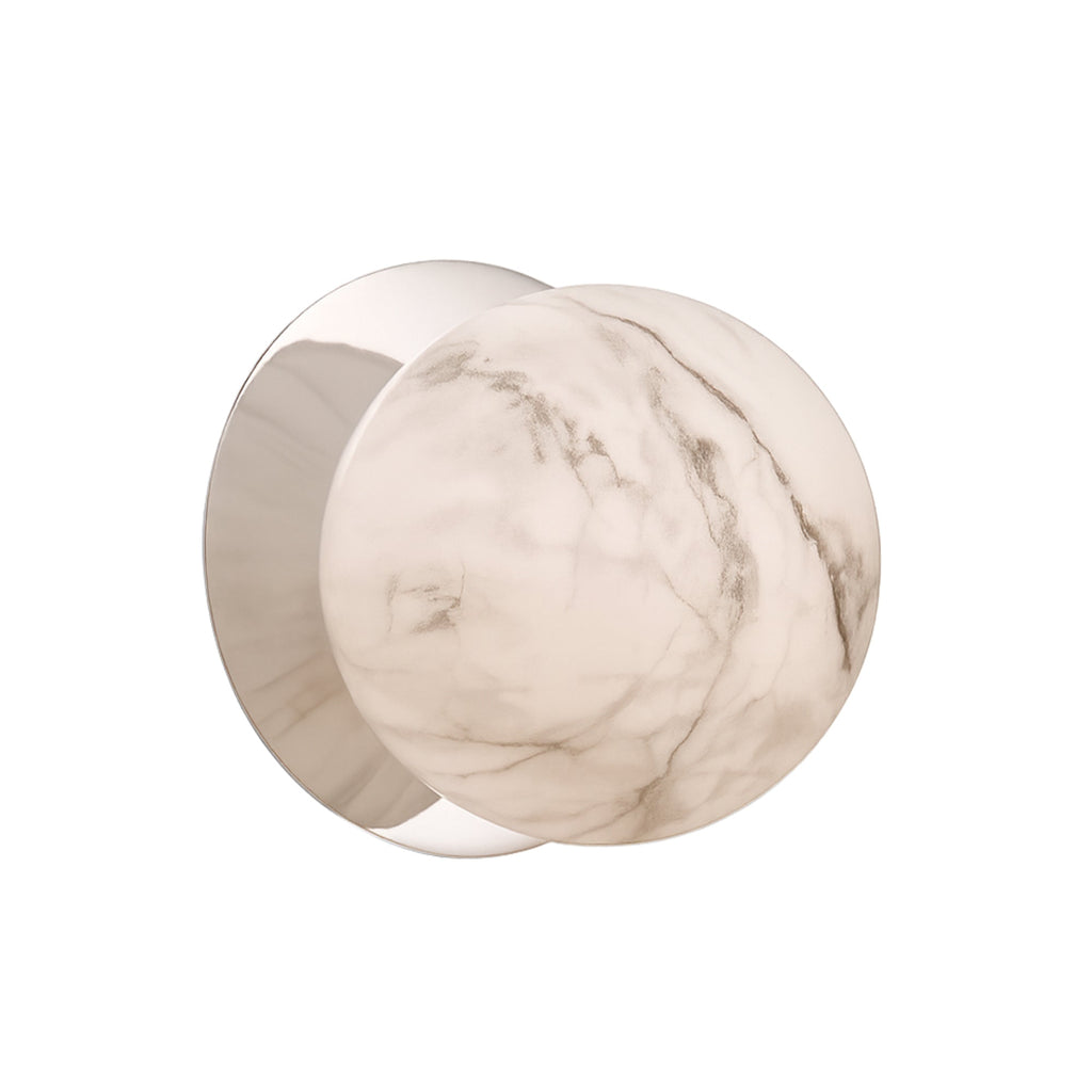 Odessa Marble Opal Glass LED Wall Light - 15cm