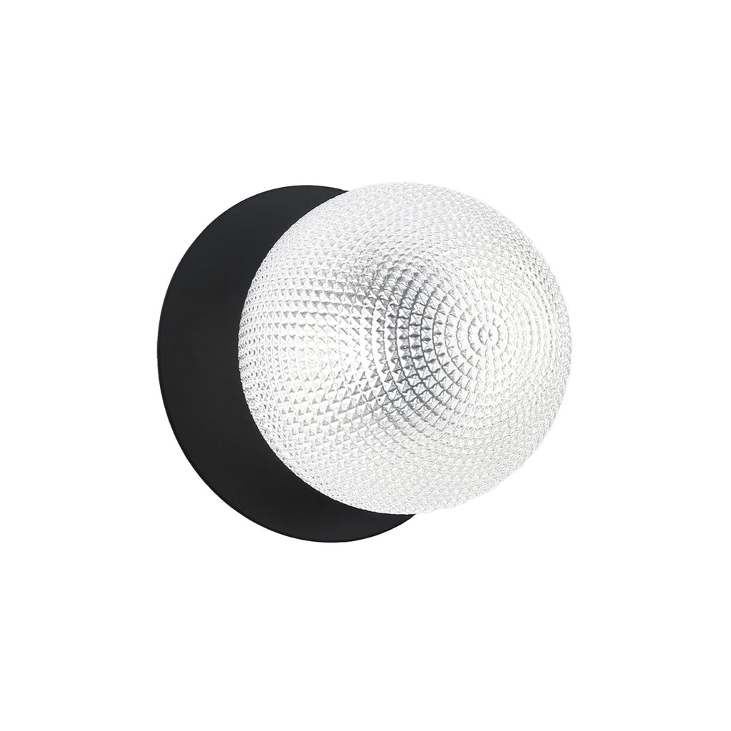 Odessa Diamond Cut Glass LED Wall Light - 10cm