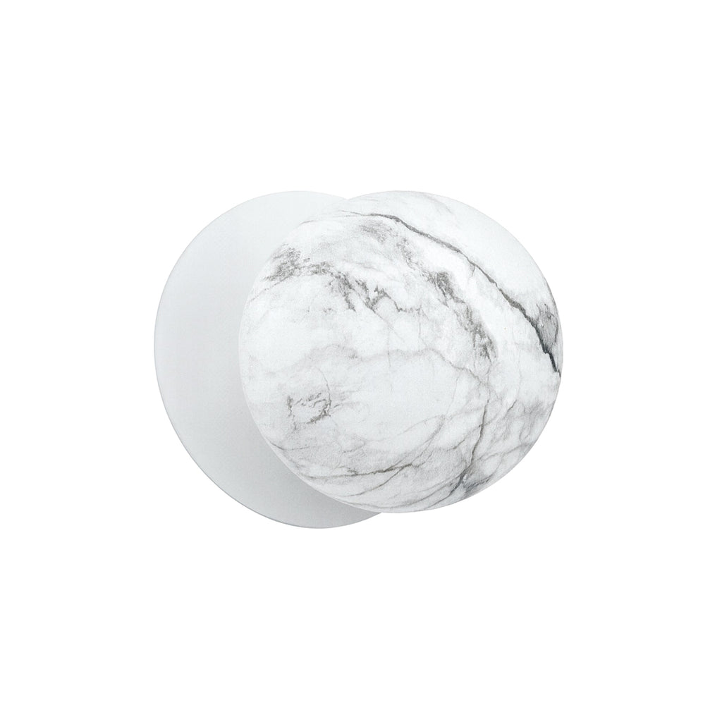 Odessa Marble Opal Glass LED Wall Light - 10cm