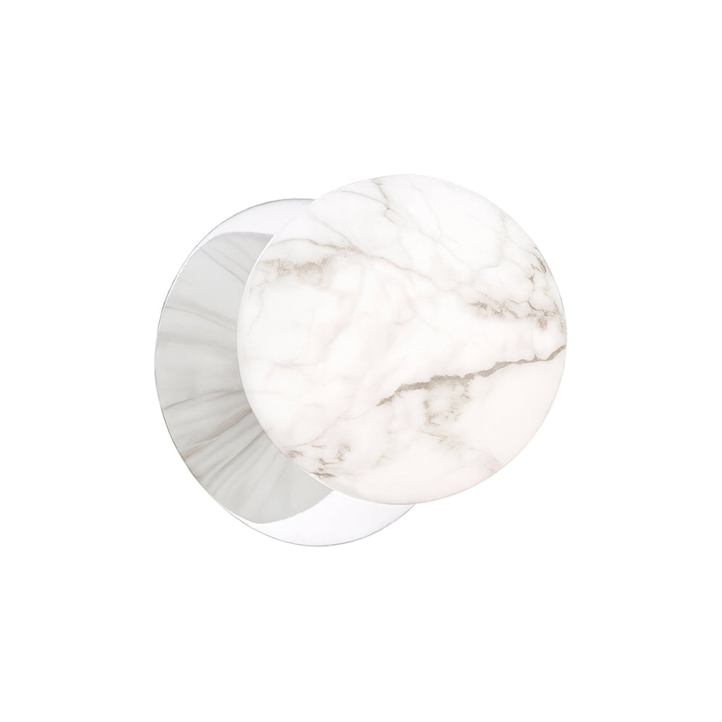 Odessa Marble Opal Glass LED Wall Light - 10cm