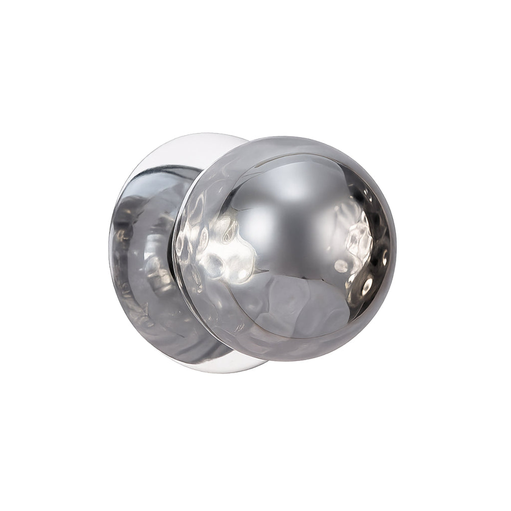 Odessa Molten Ripple Glass LED Wall Light - 10cm