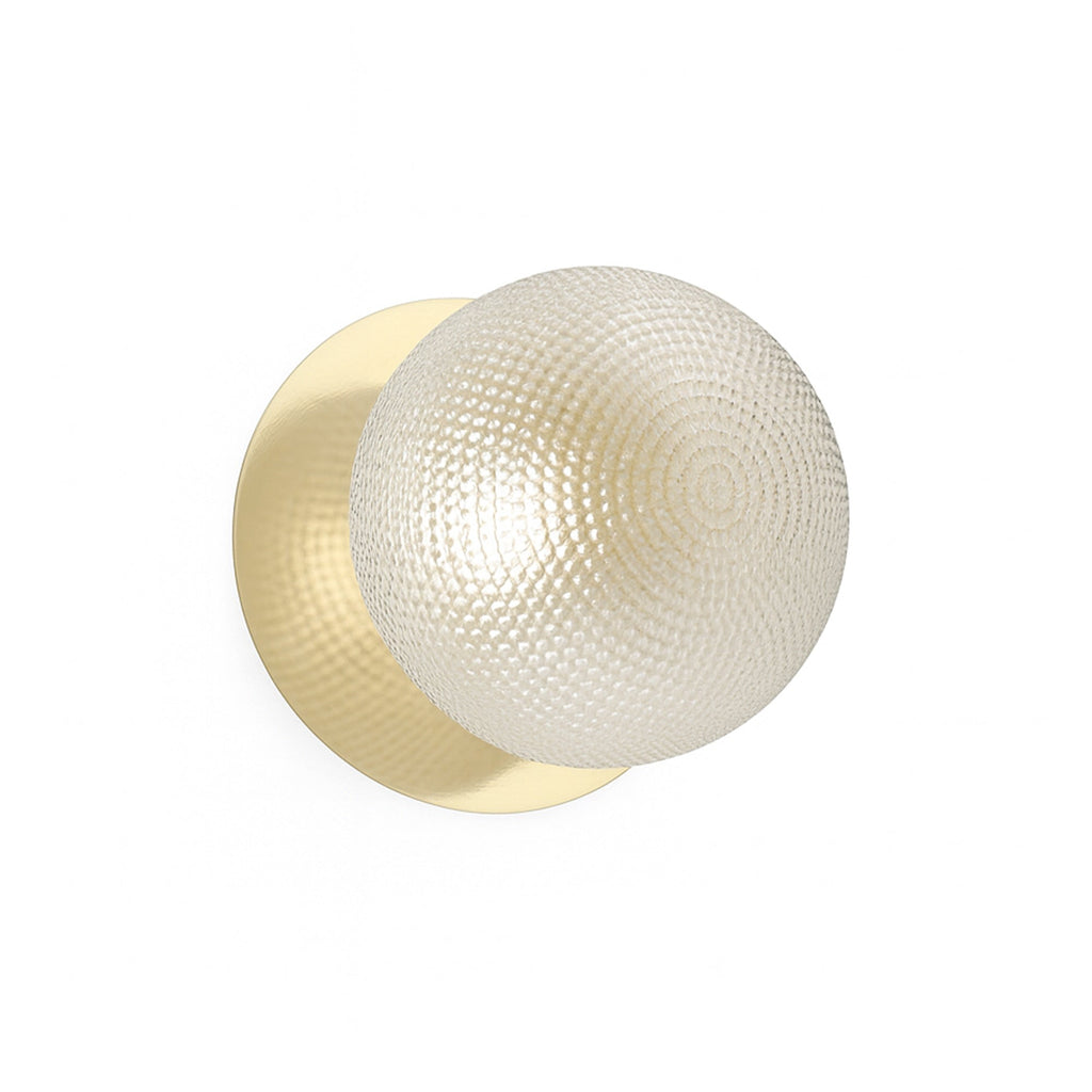 Odessa Diamond Cut Glass LED Wall Light - 10cm