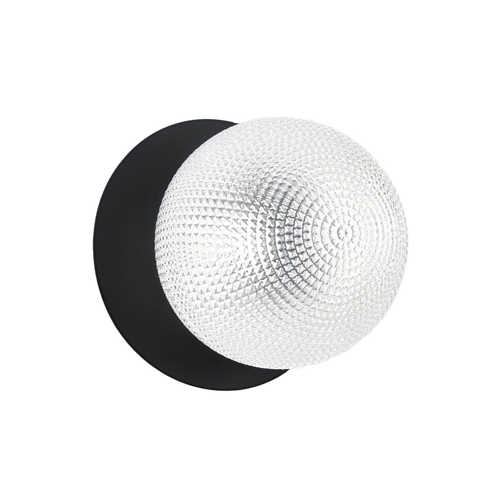 Odessa Diamond Cut Glass LED Wall Light - 15cm