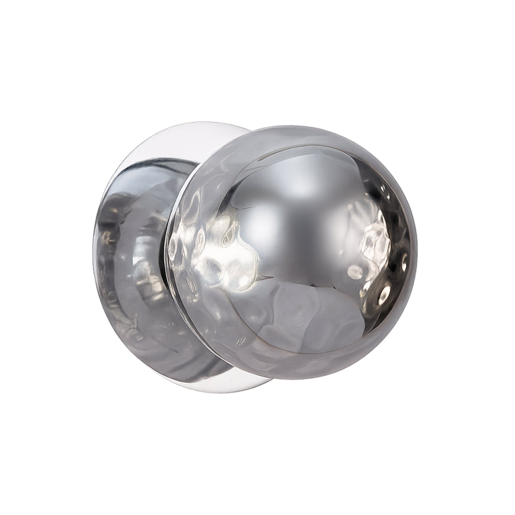 Odessa Molten Ripple Glass LED Wall Light - 15cm