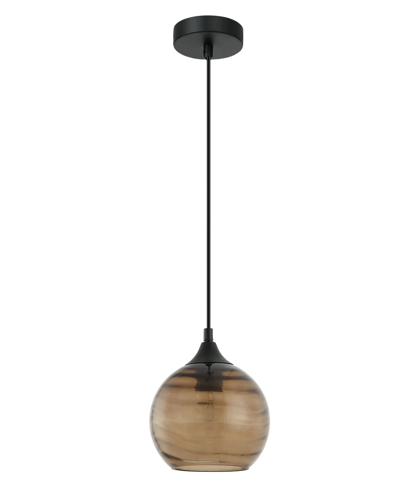 Marbre Wavy Glass Pendant Lights