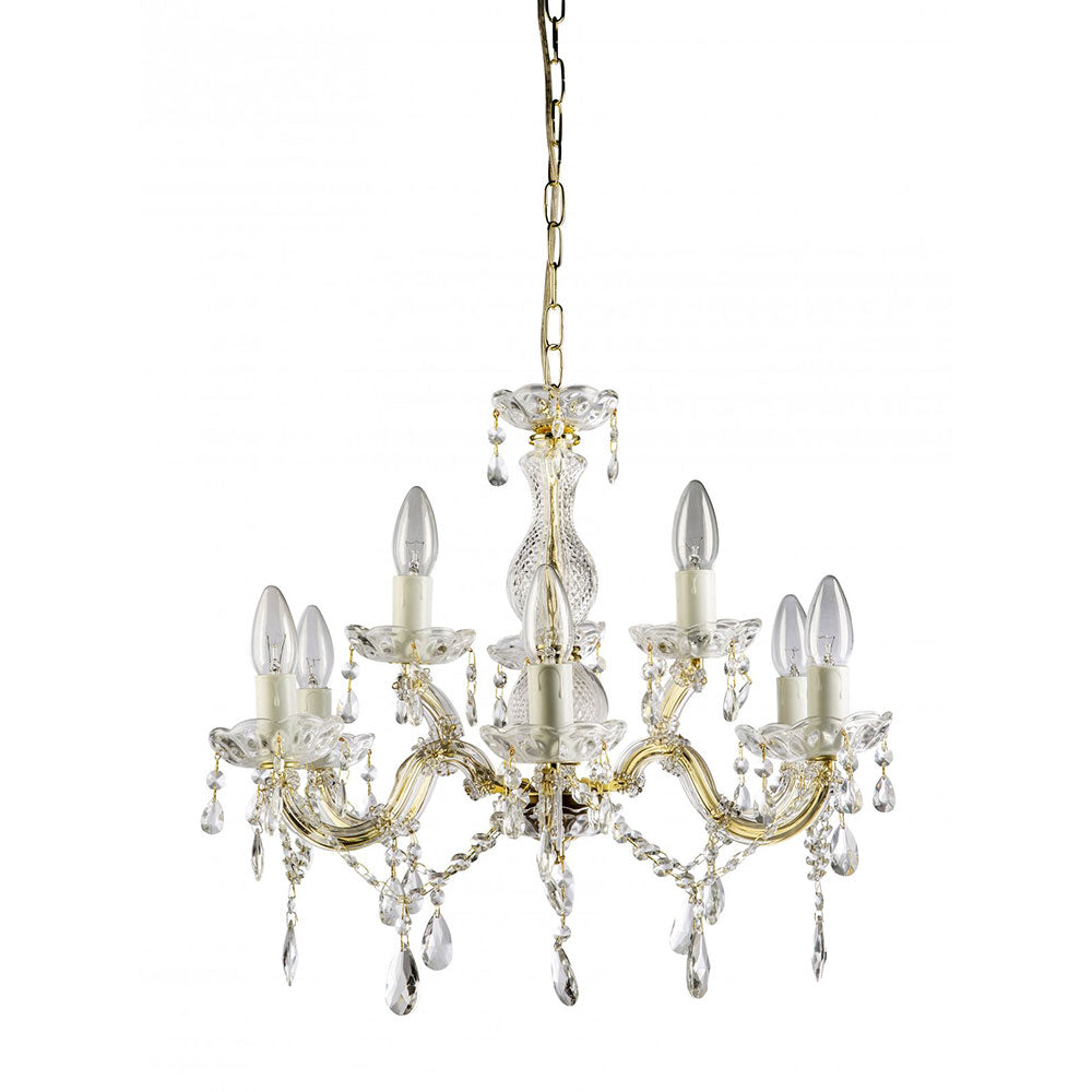 Marte 9 Light Crystal Chandelier