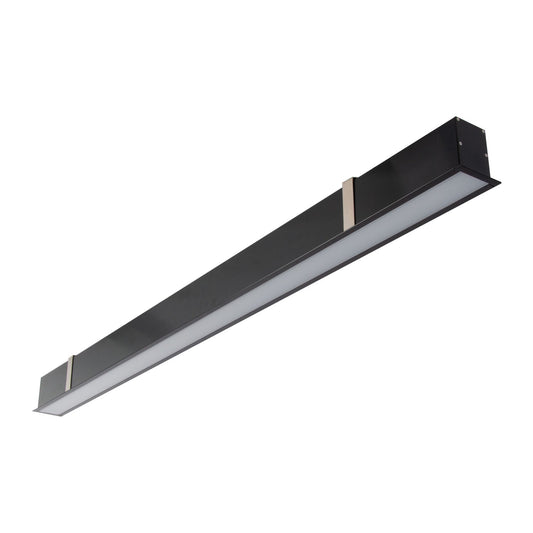 Max-50 Recessed Profile 1m C/W Opal Black