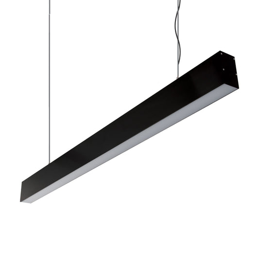 Max-50 Up & Down Pendant Profile 34.6w 1m C/W Opal Black