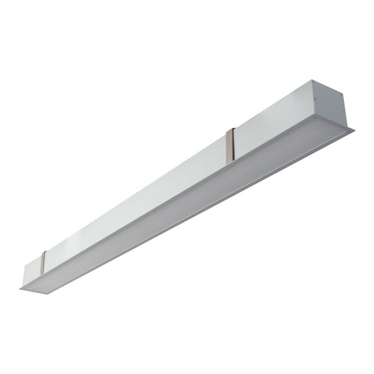 Max-75mm Recessed Profile 1m C/W Opal Aluminium