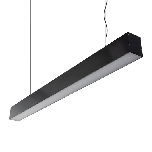 Max-75mm Two Way Pendant 1m C/W Opal Black