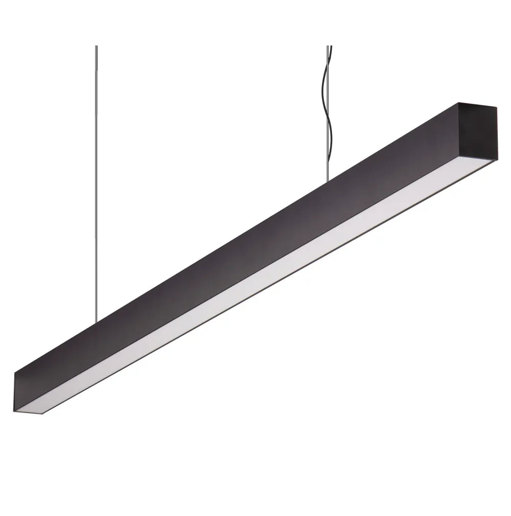 MAXI-40 1.7M Pendant Black Flat Diffuser 3K