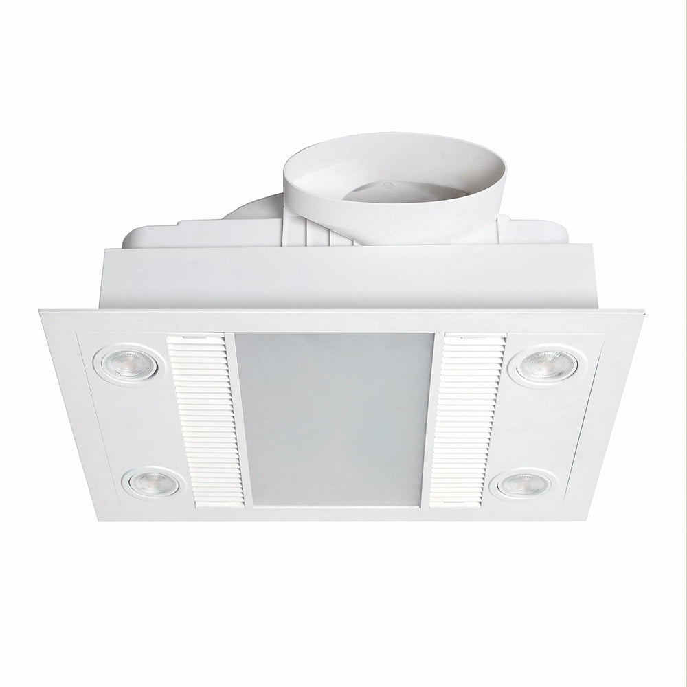 DC Linear 3-in-1 Bathroom Heater with LED Light, Exhaust Fan and Heat Lamp