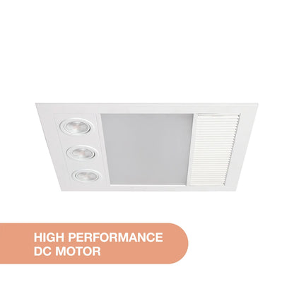 Linux Mini DC Halogen 3 in 1 Bathroom Heater