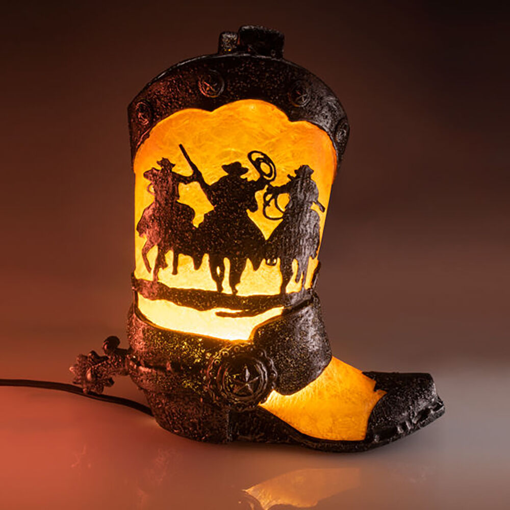 Cowboy Table Lamp Boot
