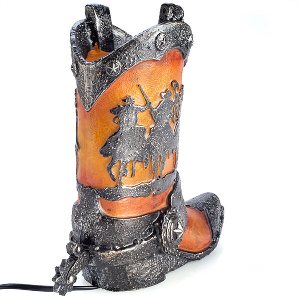 Cowboy Table Lamp Boot