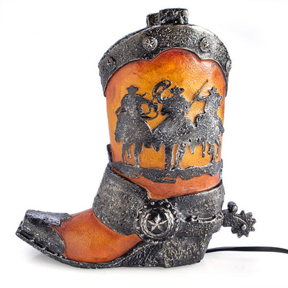 Cowboy Table Lamp Boot