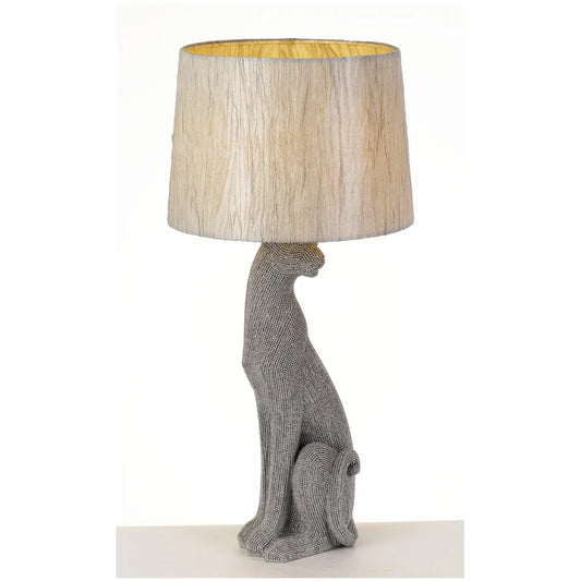 Nala Table Lamp 25we27max  D: 300 H:640 Cable2.0 Line  Switch Silver/Linen