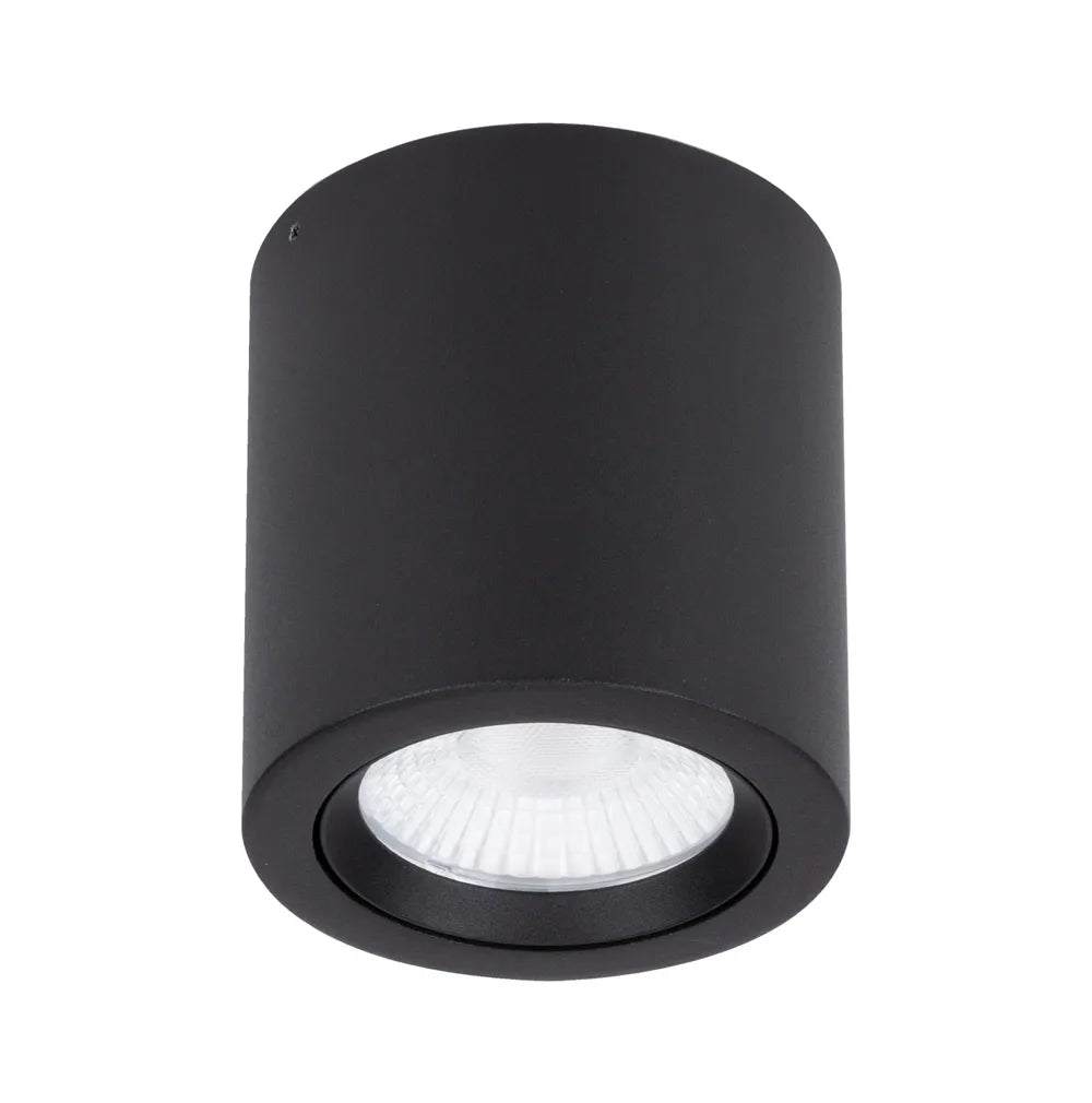 Neo-Surface Mounted Tilt 20w LED S/Mounted Black