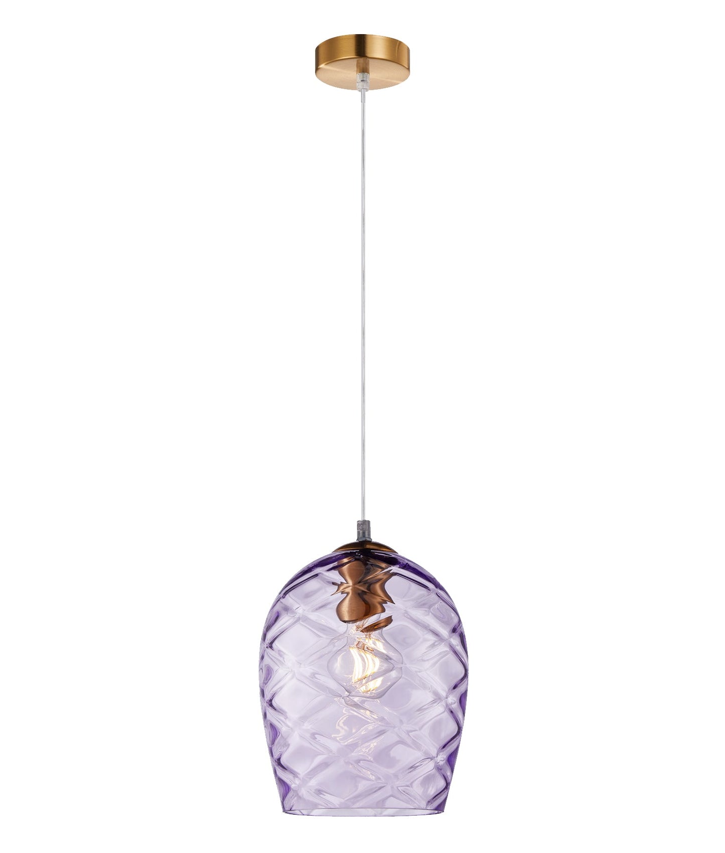Neta: Interior Wine Glass Shade Segmented Pendant Lights