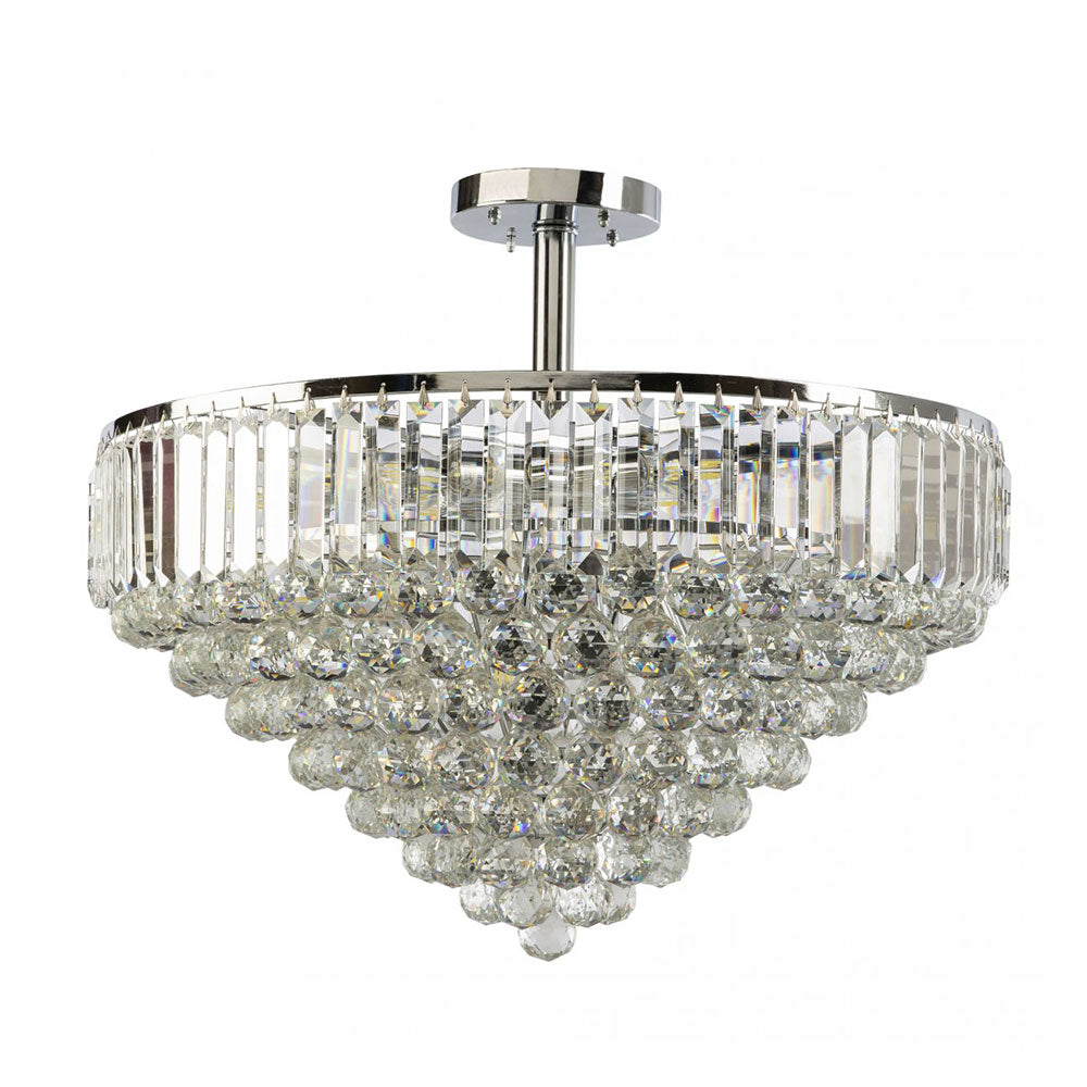 Newrosa 5 Light CTC Crystal Chandelier
