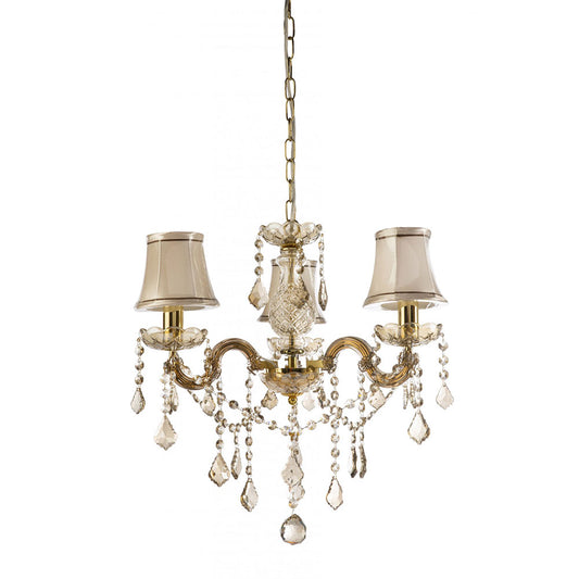 Notredame 3 Light Crystal Pendant