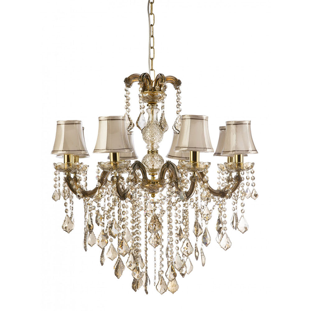 Notredame 8 Light Crystal Chandelier