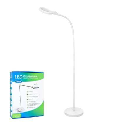 LED Tall Craft Lamp with 3 x Magnifier