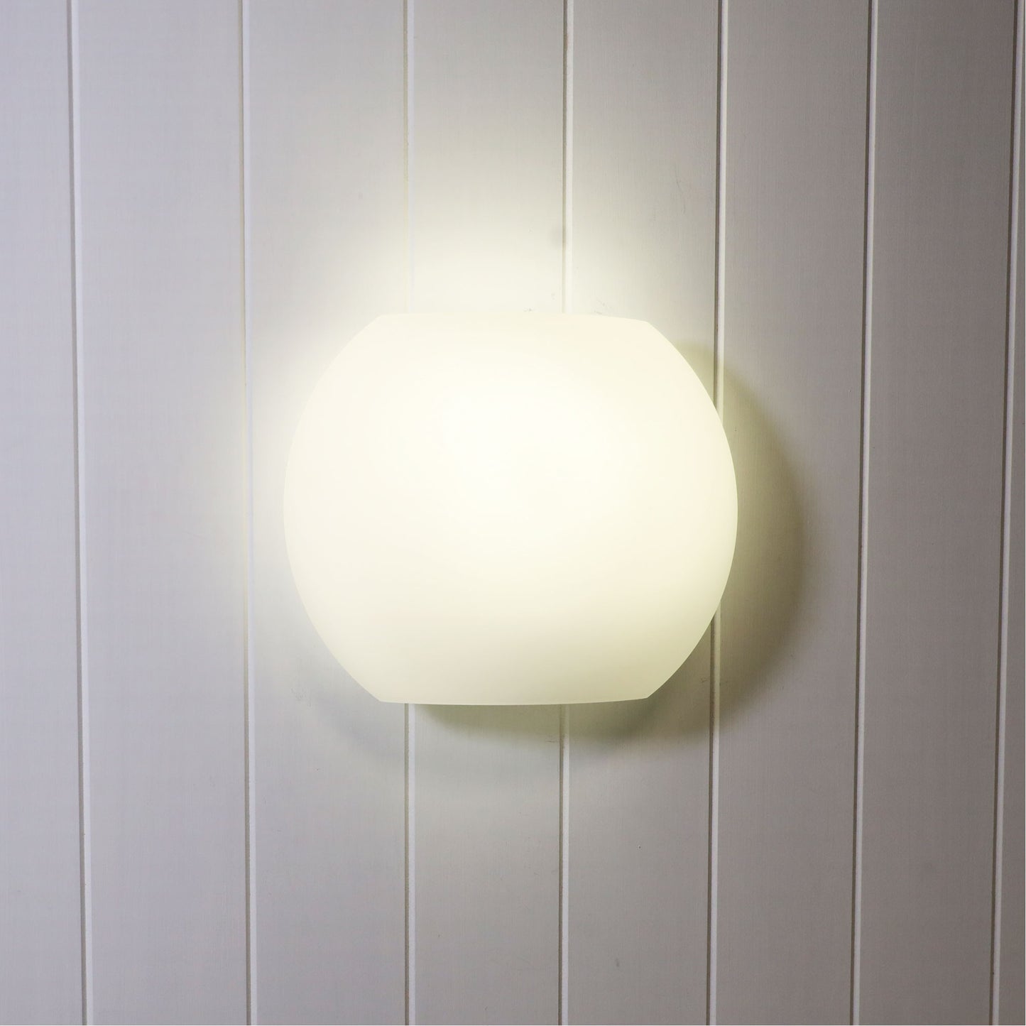 Elba Flush Mount Opal Wall Light