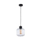 Miller.130 Single Pendant Clear/Black