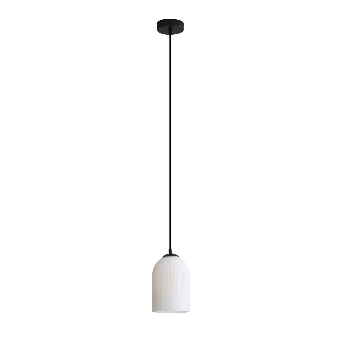 Arley Ribbed Glass Pendant