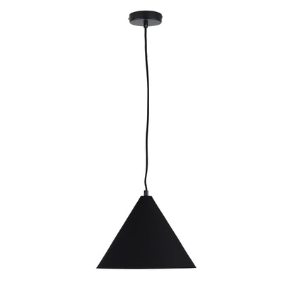 Conic Single Pendant Black