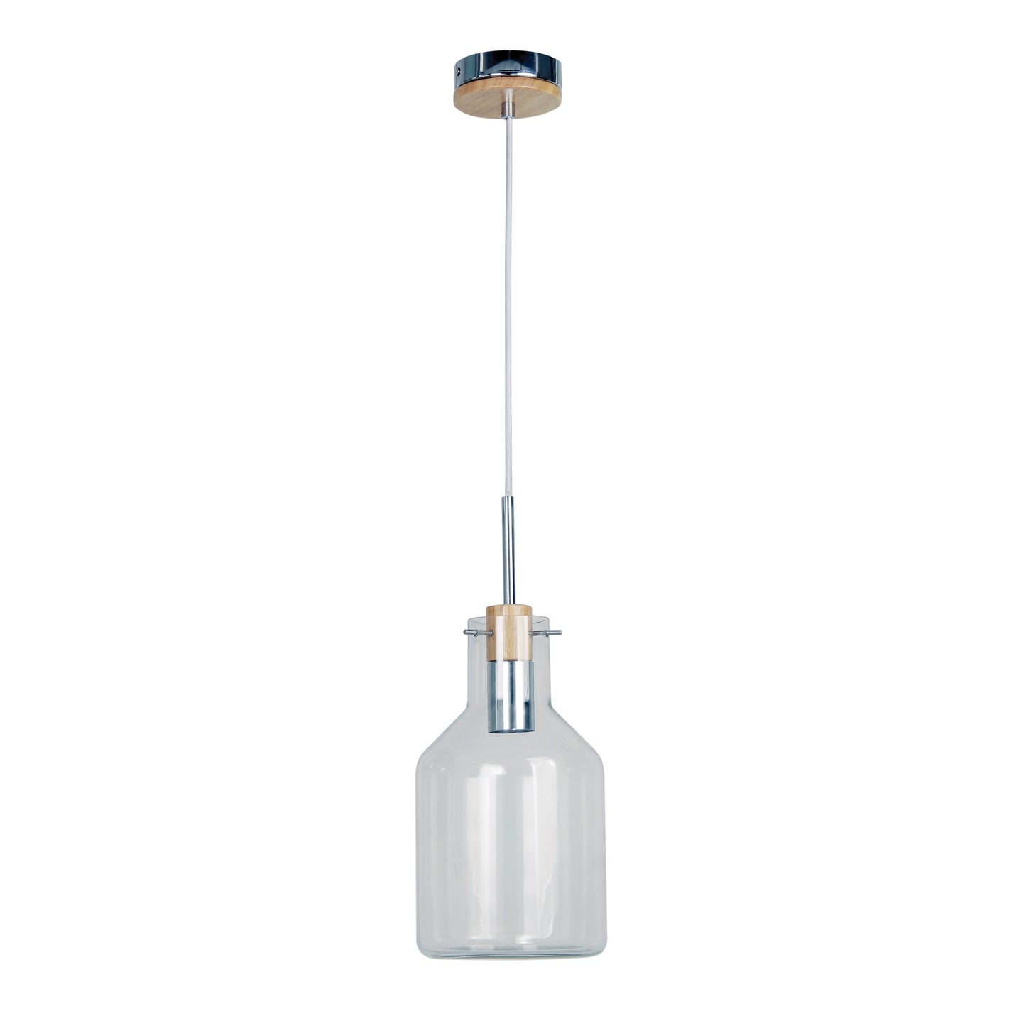 Holbeck Clear Glass Pendant