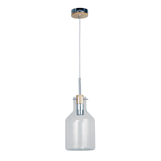 Holbeck Clear Glass Pendant