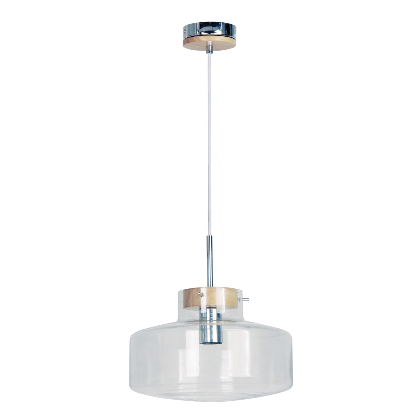 Holbeck Clear Glass Pendant