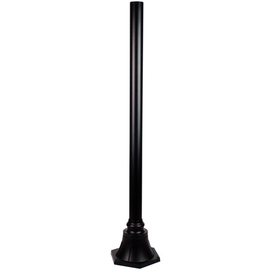 Plumb Post & Flange H1000Mm Black