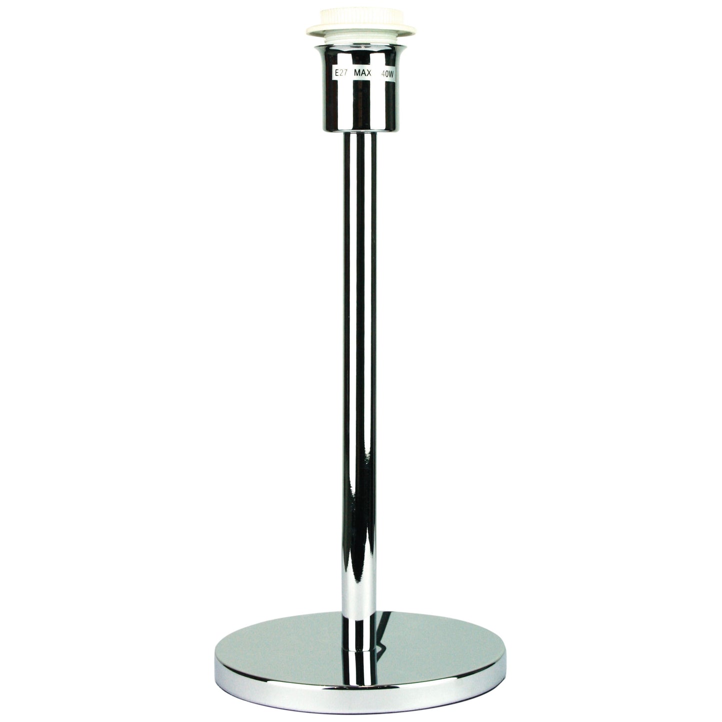 Spoke 35 Table Lamp Base Brushed Chrome