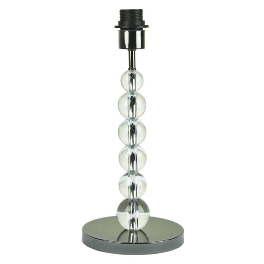 Clara Base Brushed Chrome Lamp