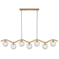 Orton 7 Light Pendant Antique Gold