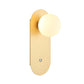 Ovalis: Interior Round Opal Diffuser Wall Lights