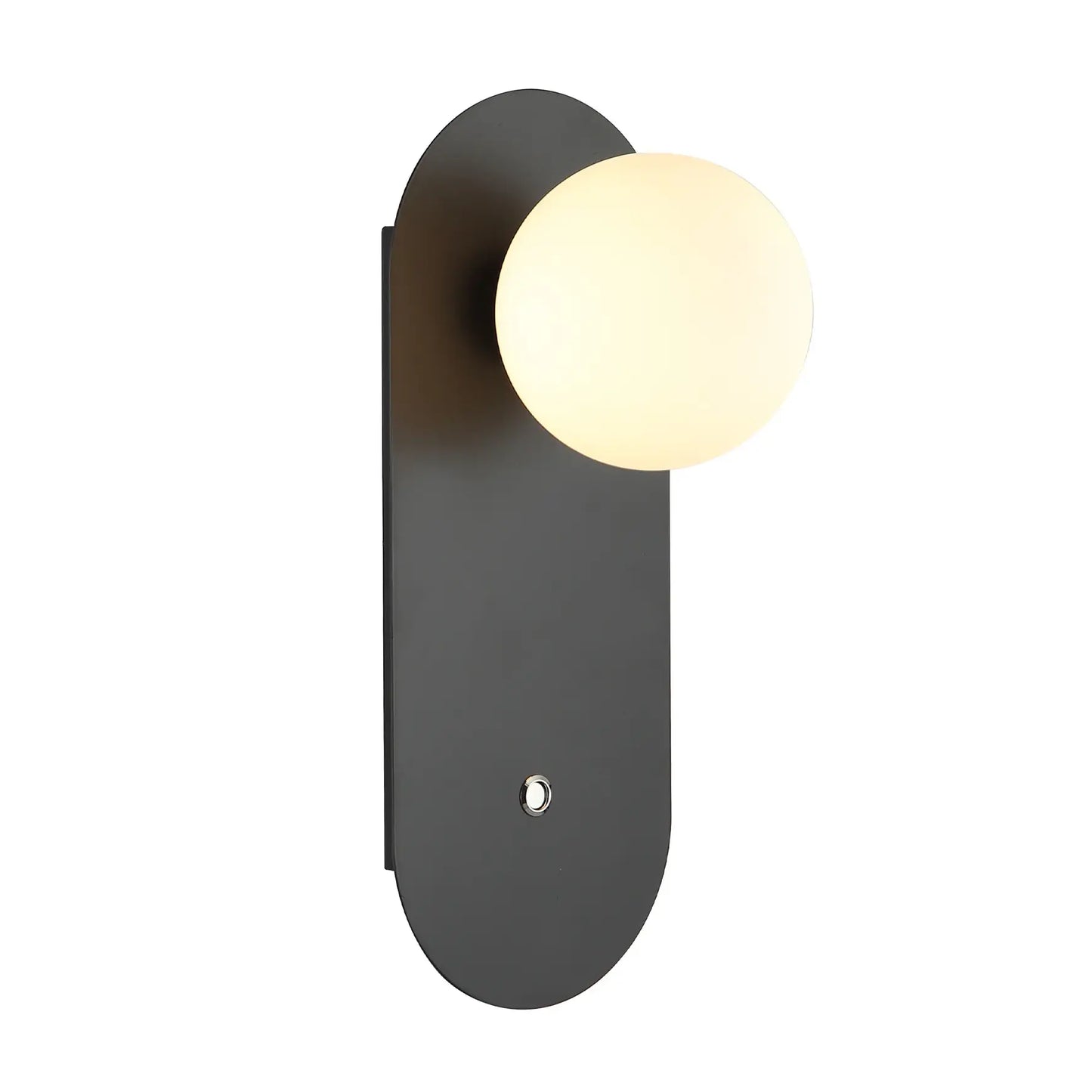 Ovalis: Interior Round Opal Diffuser Wall Lights