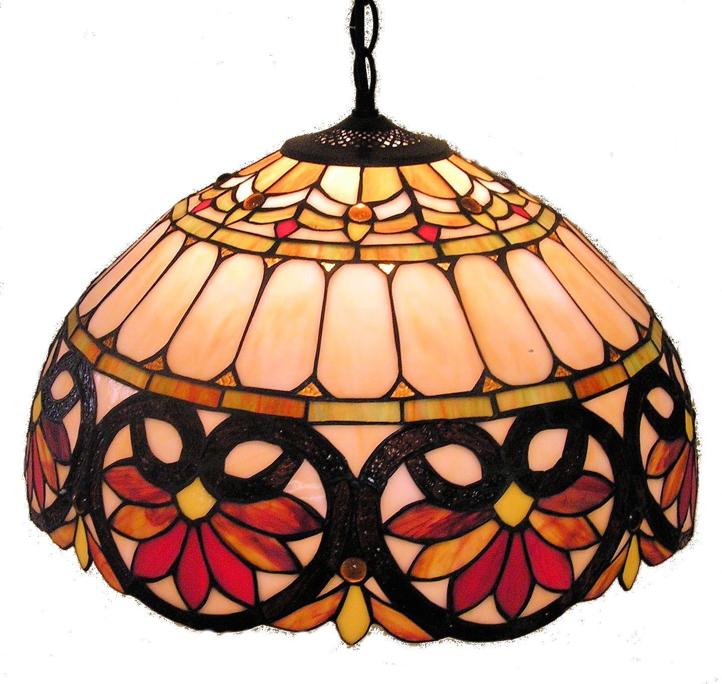 Leadlight Pendant 18"